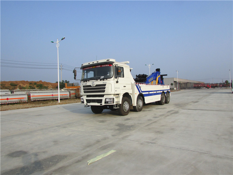 陜汽前四后八拖吊聯(lián)體清障車(chē)